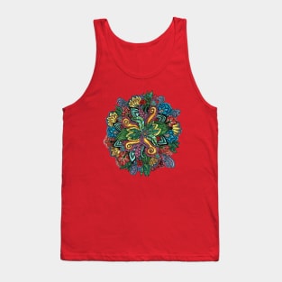 Zentangle Bouquet Tank Top